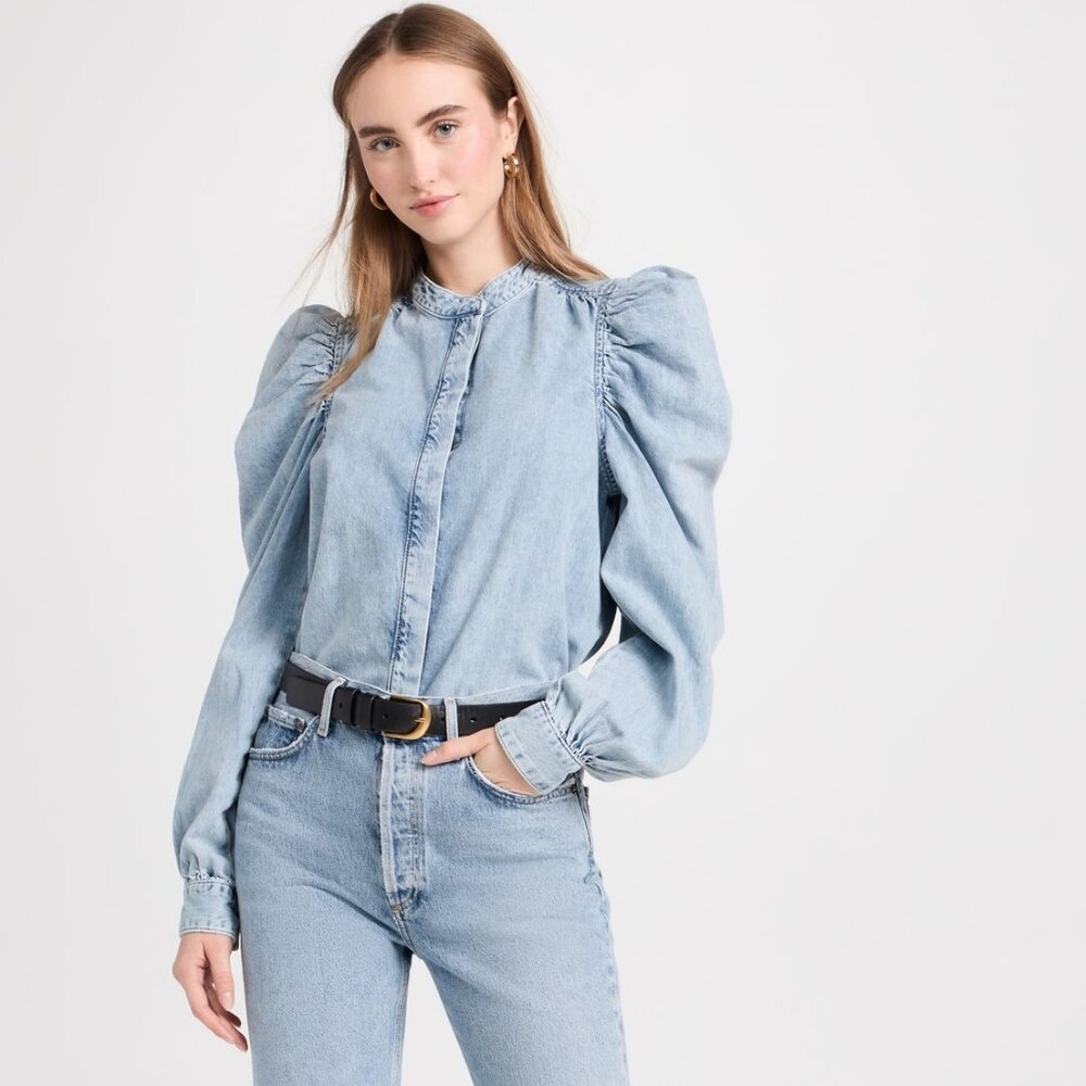 FRAME The Long Sleeve Gillian Top